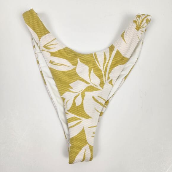 L*Space Cabana Bitsy Bikini Bottom in Havana Blooms Green Size XL - Picture 2 of 3